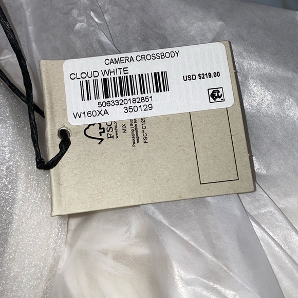 AllSaints Leather Camera Crossbody Bag - Picture 9 of 12